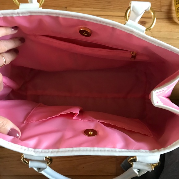 NWOT - STONE & CO. Salmon-Colored Handbag - Picture 3 of 8